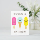 Carte Postale À la Pop la plus froide - Fête des pères (Debout devant)
