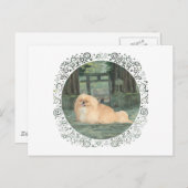 Carte Postale À la porte (Devant / Derrière)