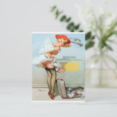 Carte Postale À la Porte (Debout devant)