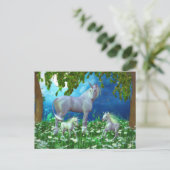 Carte postale à la recherche de papillons (Debout devant)