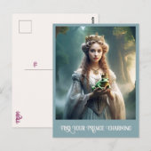 CARTE POSTALE " À LA RECHERCHE DE PRINCE CHARMING " (Devant / Derrière)