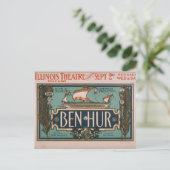 Carte Postale À L'Ancien Style Théâtre (Debout devant)
