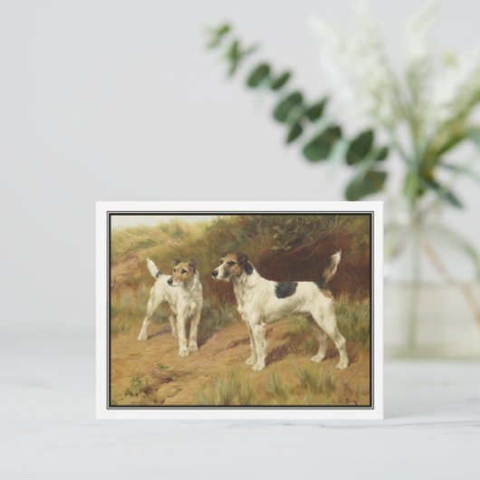 Carte Postale À l'appel de leur maître par Thomas Blinks (Debout devant)