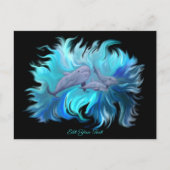 Carte Postale À l'école Dolphin (Devant)