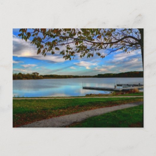 Carte Postale À L'Embarcadère (Devant)