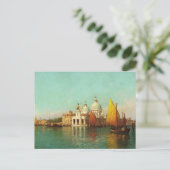 Carte Postale A L'Entrée Du Grand Canal, Venise (Debout devant)