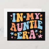 Carte Postale A L'Ère De Ma Tante (Devant / Derrière)