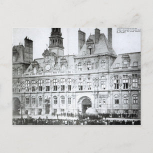 Carte Postale A l'extérieur de l'Hôtel de Ville