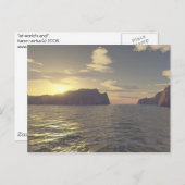 Carte Postale à l'extrémité du monde (Devant / Derrière)