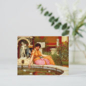Carte Postale A Lily Pond - John William Godward (Debout devant)