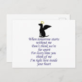 Carte Postale À l'intérieur de votre coeur (Devant / Derrière)