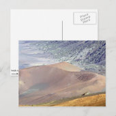 Carte Postale À l'intérieur du cratère de Haleakala, Maui, Hawai (Devant / Derrière)