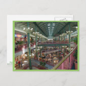 Carte Postale À l'intérieur du mail de la foule de magasin de (Devant / Derrière)