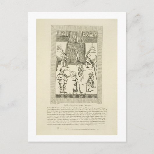 Carte Postale À l'intérieur du Red Bull Playhouse, frontispece à (Devant)