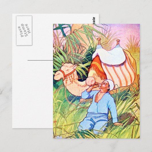 Carte Postale À L'Oasis (Devant / Derrière)