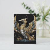 Carte Postale A Loon Rising From the Ice Like a Phoenix Bird (Debout devant)