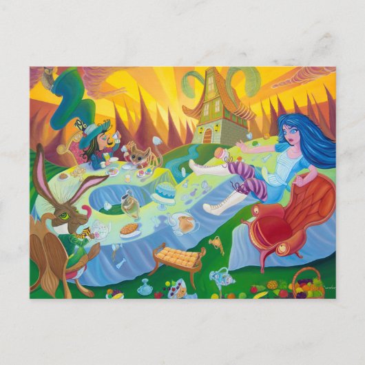 Carte postale "A mad tea party" (Devant)