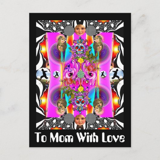 Carte Postale À Maman Avec Amour (Devant)