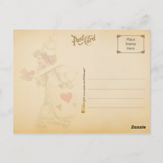 Carte Postale À mon amour (Dos)