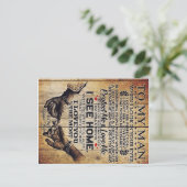 Carte Postale À mon mari | Cadeau d'anniversaire pour mari | (Debout devant)