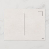 Carte postale à motif floral doux (Dos)