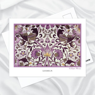 Carte postale à motif floral Lodden de William Mor