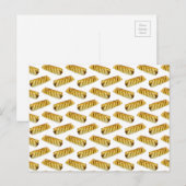 Carte postale à motif pois saucisson (Devant / Derrière)