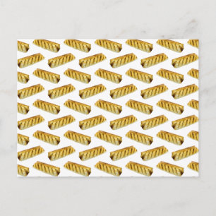Carte postale à motif pois saucisson