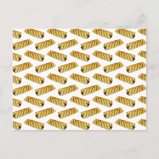 Carte postale à motif pois saucisson (Devant)