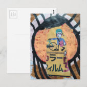 Carte Postale A Newspaper delivery collage (Devant / Derrière)