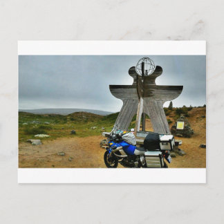 Carte Postale A North Cape (Norvège), via Gibraltar.