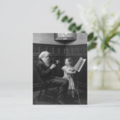 Carte Postale A Page Turner, début des années 1900 (Debout devant)