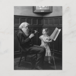 Carte Postale A Page Turner, début des années 1900