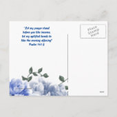 Carte postale à paillettes fausses d'Écriture de p (Dos)