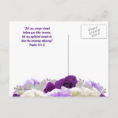 Carte postale à paillettes fausses d'Écriture de p (Dos)