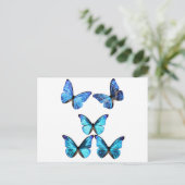 Carte postale à papillons (Debout devant)