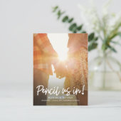 Carte Postale À Partir De La COULEUR ÉDITABLE Coeur Enregistrer  (Debout devant)