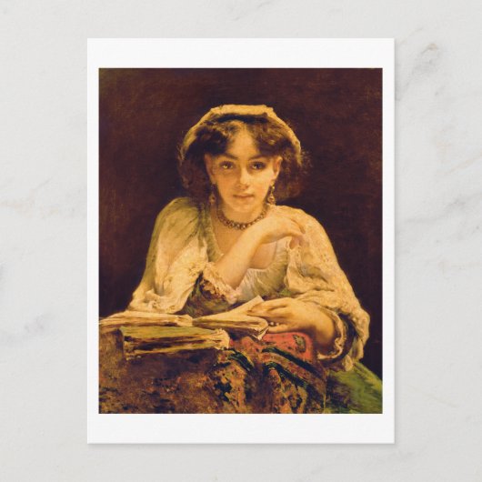 Carte Postale A Pensive (Devant)