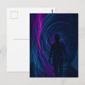 Carte Postale  A person finds themselves lost in the algorithm (Devant / Derrière)