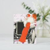 Carte Postale à petits pois (Debout devant)