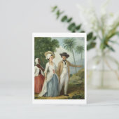 Carte Postale A Planter and his Wife, Attaché par un serviteur,  (Debout devant)