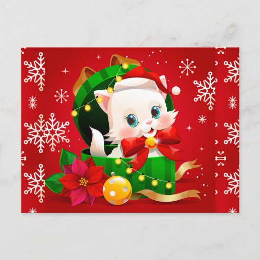 Carte Postale A Playful Kitten Postcard (Devant)