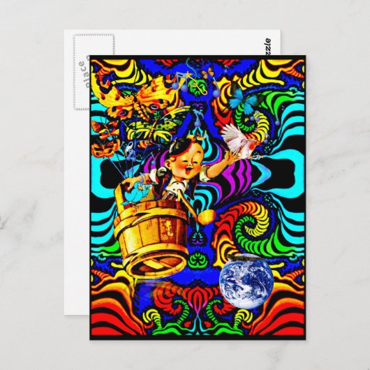 Carte Postale À Plus Tard, Alligator (Devant / Derrière)