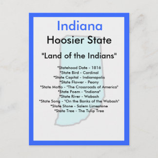 Carte Postale A propos de Indiana