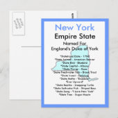 Carte Postale À propos de New York (Devant / Derrière)