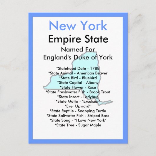 Carte Postale À propos de New York (Devant)