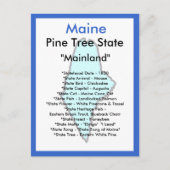 Carte Postale À propos du Maine (Devant)