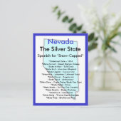 Carte Postale A propos du Nevada (Debout devant)