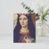 Carte Postale A Queen With Tea Mixed Media Collage (Debout devant)