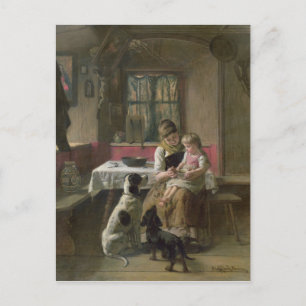 Carte Postale À qui est le dîner ?